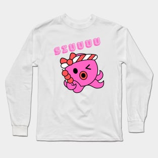 Funny octopus siuuuuu Long Sleeve T-Shirt